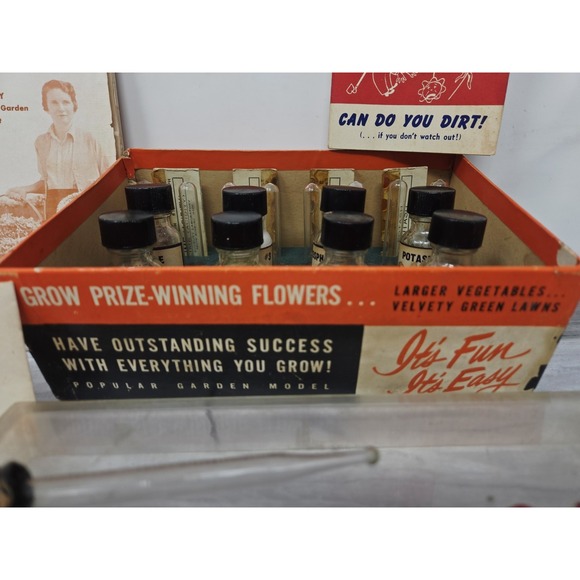 Vintage Sudbury Soil Test Kit Complete 1950s Garden Chemistry Set Gardener Decor - Picture 4 of 16